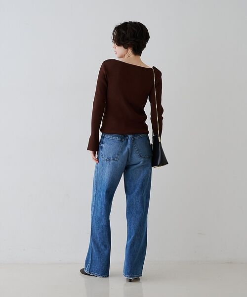 Rouge vif la cle / ルージュ・ヴィフ ラクレ ニット・セーター | 【一部店舗限定】ドレープスリットスリーブリブニット【予約】 | 詳細23