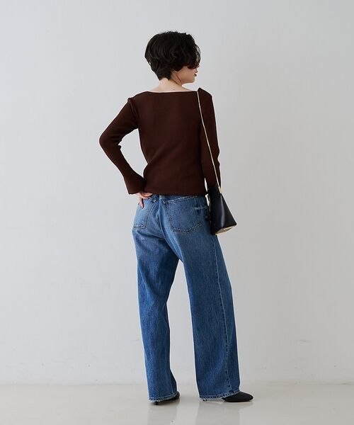 Rouge vif la cle / ルージュ・ヴィフ ラクレ ニット・セーター | 【一部店舗限定】ドレープスリットスリーブリブニット【予約】 | 詳細24