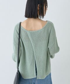 Rouge vif la cle / ルージュ・ヴィフ ラクレ ニット・セーター | 【一部店舗限定】バックスリット ゆるメッシュニット