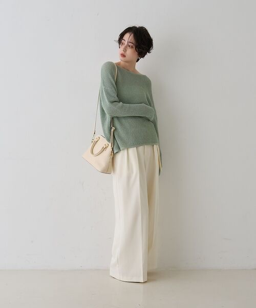 Rouge vif la cle / ルージュ・ヴィフ ラクレ ニット・セーター | 【一部店舗限定】バックスリット ゆるメッシュニット | 詳細24