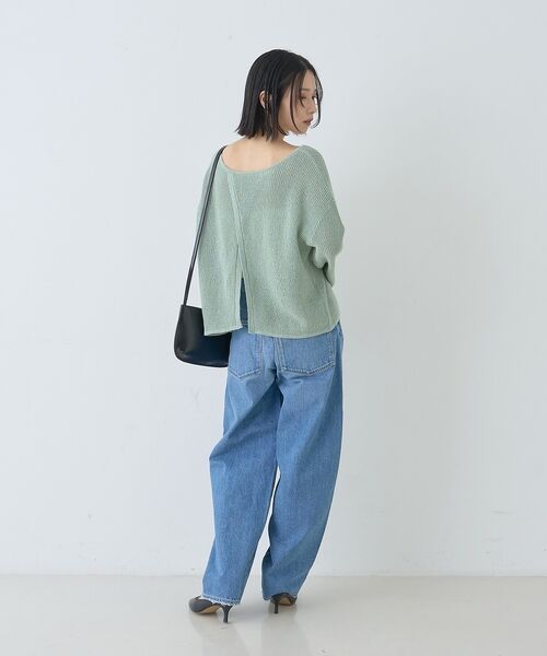 Rouge vif la cle / ルージュ・ヴィフ ラクレ ニット・セーター | 【一部店舗限定】バックスリット ゆるメッシュニット | 詳細29