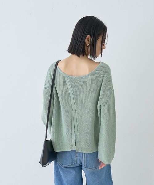 Rouge vif la cle / ルージュ・ヴィフ ラクレ ニット・セーター | 【一部店舗限定】バックスリット ゆるメッシュニット | 詳細19