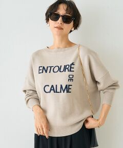 【2026SS新作】ジャガードロゴニット ENTOURE DE CALME【予約