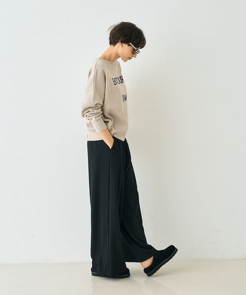 Rouge vif la cle / ルージュ・ヴィフ ラクレ ニット・セーター | 【2026SS新作】ジャガードロゴニット ENTOURE DE CALME【予約 | 詳細13