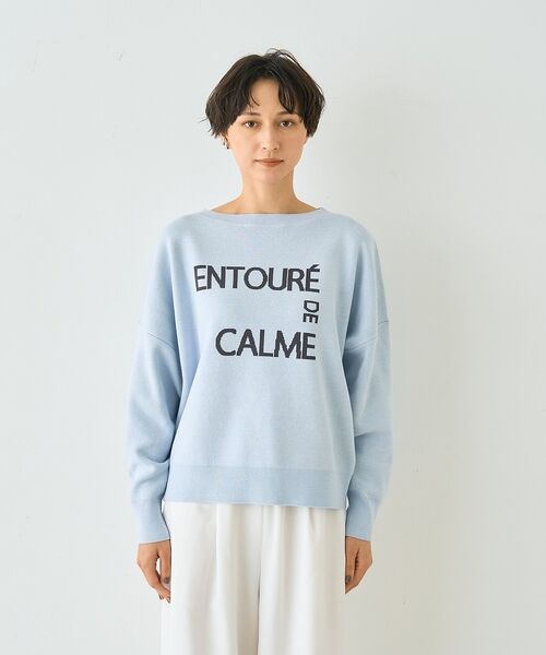 Rouge vif la cle / ルージュ・ヴィフ ラクレ ニット・セーター | 【2026SS新作】ジャガードロゴニット ENTOURE DE CALME【予約 | 詳細26