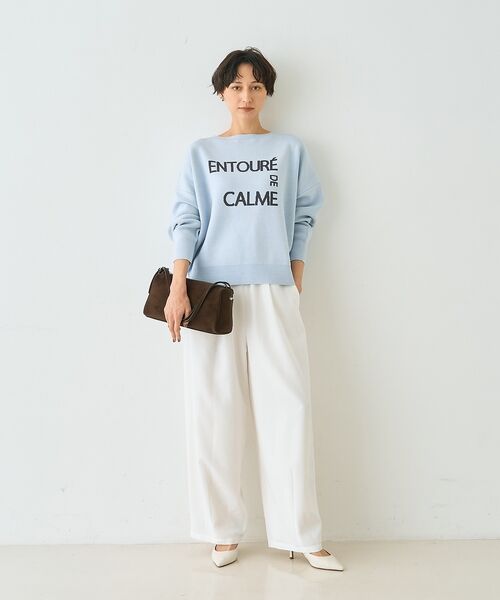 Rouge vif la cle / ルージュ・ヴィフ ラクレ ニット・セーター | 【2026SS新作】ジャガードロゴニット ENTOURE DE CALME【予約 | 詳細20