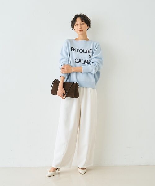 Rouge vif la cle / ルージュ・ヴィフ ラクレ ニット・セーター | 【2026SS新作】ジャガードロゴニット ENTOURE DE CALME【予約 | 詳細21