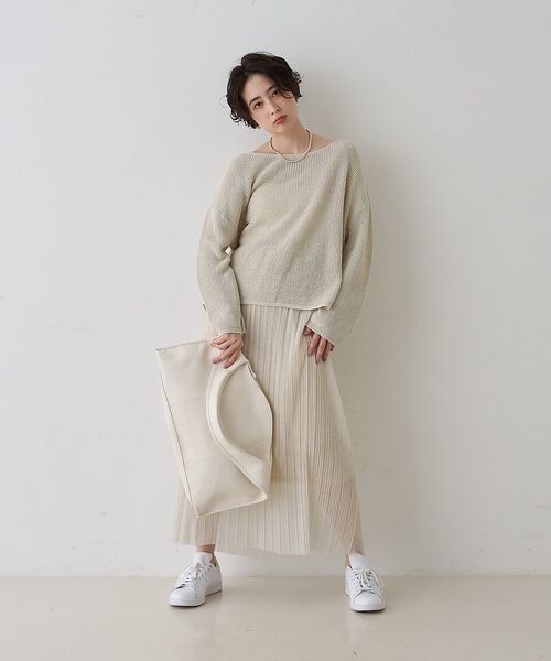 Rouge vif la cle / ルージュ・ヴィフ ラクレ ロング・マキシ丈スカート | 【一部店舗限定】ラメシアープリーツスカート | 詳細10