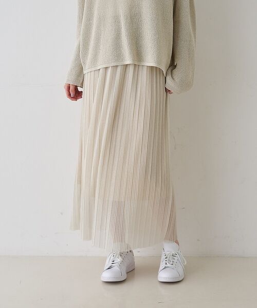 Rouge vif la cle / ルージュ・ヴィフ ラクレ ロング・マキシ丈スカート | 【一部店舗限定】ラメシアープリーツスカート | 詳細2