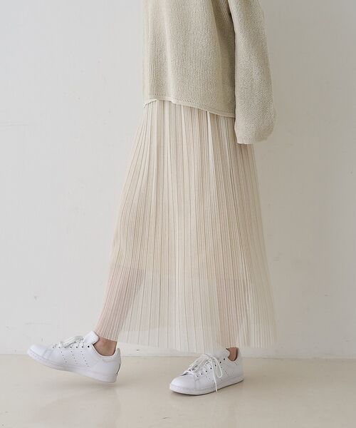 Rouge vif la cle / ルージュ・ヴィフ ラクレ ロング・マキシ丈スカート | 【一部店舗限定】ラメシアープリーツスカート | 詳細3