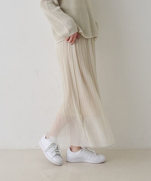 Rouge vif la cle / ルージュ・ヴィフ ラクレ ロング・マキシ丈スカート | 【一部店舗限定】ラメシアープリーツスカート | 詳細5