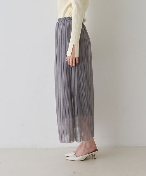 Rouge vif la cle / ルージュ・ヴィフ ラクレ ロング・マキシ丈スカート | 【一部店舗限定】ラメシアープリーツスカート | 詳細25