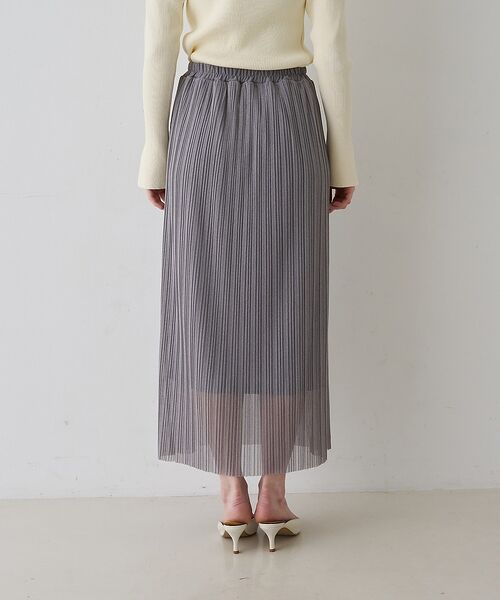 Rouge vif la cle / ルージュ・ヴィフ ラクレ ロング・マキシ丈スカート | 【一部店舗限定】ラメシアープリーツスカート | 詳細26