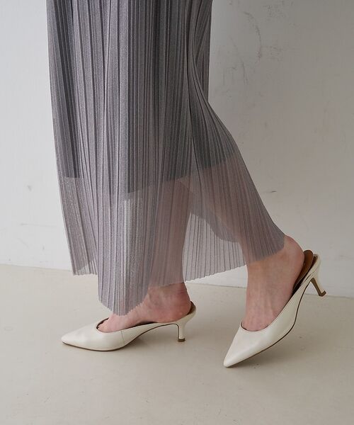 Rouge vif la cle / ルージュ・ヴィフ ラクレ ロング・マキシ丈スカート | 【一部店舗限定】ラメシアープリーツスカート | 詳細28