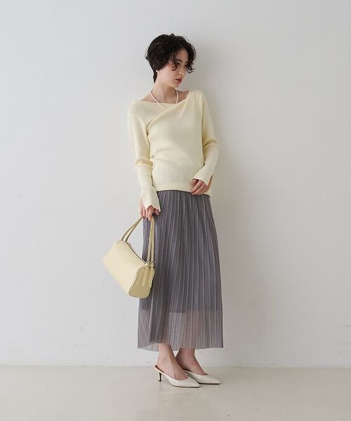 Rouge vif la cle / ルージュ・ヴィフ ラクレ ロング・マキシ丈スカート | 【一部店舗限定】ラメシアープリーツスカート | 詳細16