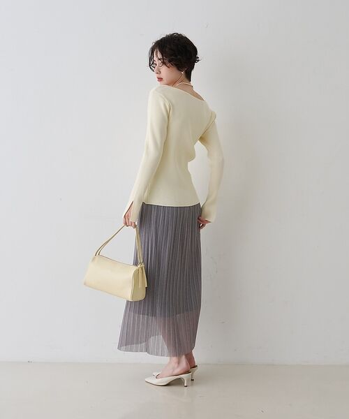 Rouge vif la cle / ルージュ・ヴィフ ラクレ ロング・マキシ丈スカート | 【一部店舗限定】ラメシアープリーツスカート | 詳細20