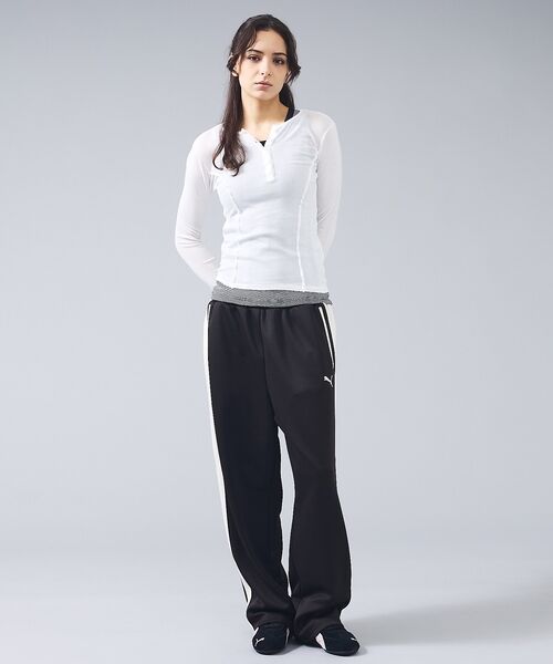 Rouge vif la cle / ルージュ・ヴィフ ラクレ Tシャツ | 【MILLER/ミラー】Light Prib Henly L/S Tee / ラ | 詳細3