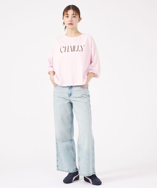 Rouge vif la cle / ルージュ・ヴィフ ラクレ デニムパンツ | 【GUESS JEANS/ゲスジーンズ】GJ G11 WIDE LEG/ワイルド | 詳細1