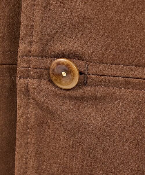 Rouge vif la cle / ルージュ・ヴィフ ラクレ シャツ・ブラウス | 【LE MELANGE/ル・メランジュ】ECOスウェードシャツジャケット/フェイ | 詳細23