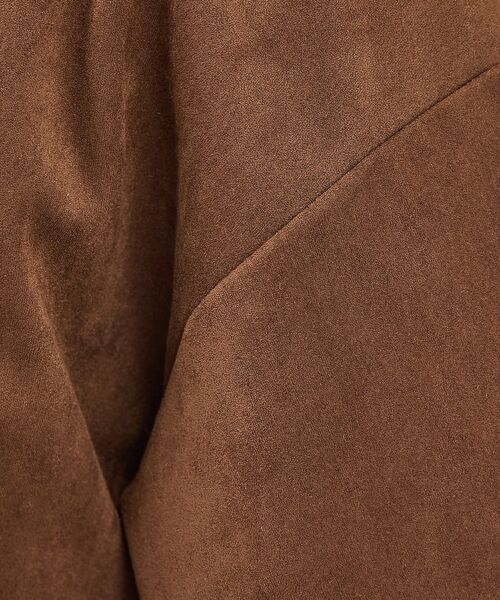 Rouge vif la cle / ルージュ・ヴィフ ラクレ シャツ・ブラウス | 【LE MELANGE/ル・メランジュ】ECOスウェードシャツジャケット/フェイ | 詳細24