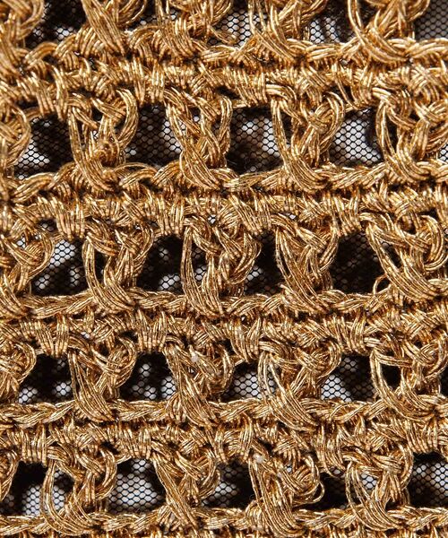 Rouge vif la cle / ルージュ・ヴィフ ラクレ トートバッグ | 【Swaraj /スワラージ】手編みのメタリックマクラメ・ショルダーバッグ/キラ | 詳細10