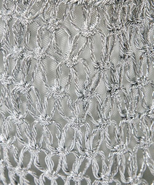 Rouge vif la cle / ルージュ・ヴィフ ラクレ ショルダーバッグ | 【Swaraj /スワラージ】手編みのメタリックマクラメ・ショルダーバッグ（裏地 | 詳細4