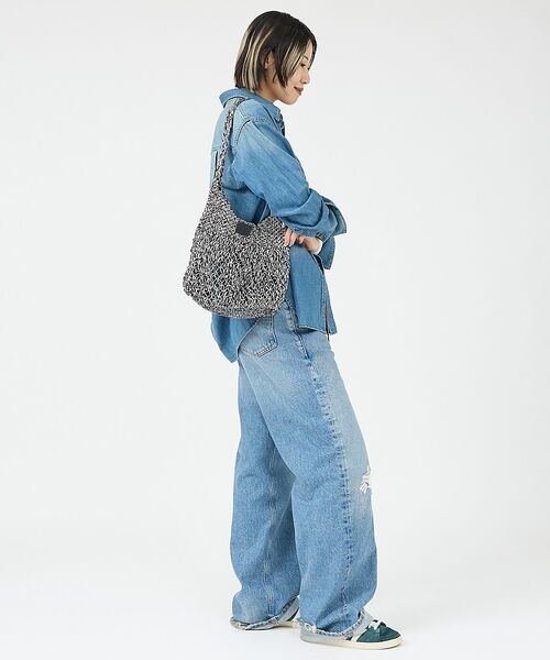 Rouge vif la cle / ルージュ・ヴィフ ラクレ ショルダーバッグ | 【Swaraj /スワラージ】手編みのメタリックマクラメ・ショルダーバッグ（裏地 | 詳細18