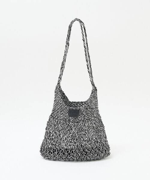 Rouge vif la cle / ルージュ・ヴィフ ラクレ ショルダーバッグ | 【Swaraj /スワラージ】手編みのメタリックマクラメ・ショルダーバッグ（裏地 | 詳細21