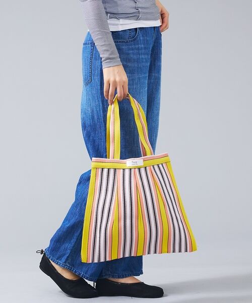 Rouge vif la cle / ルージュ・ヴィフ ラクレ トートバッグ | 【Swaraj /スワラージ】タックチュールトートバッグ/光沢 | 詳細5