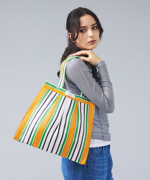 Rouge vif la cle / ルージュ・ヴィフ ラクレ トートバッグ | 【Swaraj /スワラージ】タックチュールトートバッグ/光沢 | 詳細13