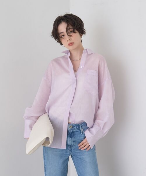 Rouge vif la cle / ルージュ・ヴィフ ラクレ シャツ・ブラウス | 【2026SS新作】【人気追加】バックツイストシャツ【予約】 | 詳細1