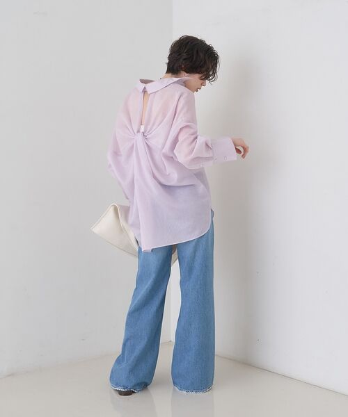 Rouge vif la cle / ルージュ・ヴィフ ラクレ シャツ・ブラウス | 【2026SS新作】【人気追加】バックツイストシャツ【予約】 | 詳細6