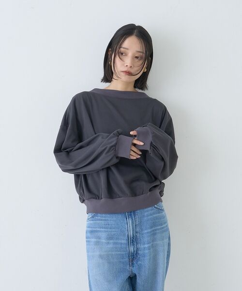 Rouge vif la cle / ルージュ・ヴィフ ラクレ Tシャツ | ポリスパンパフスリーブイージーカットプルオーバー/吸水速乾 | 詳細15