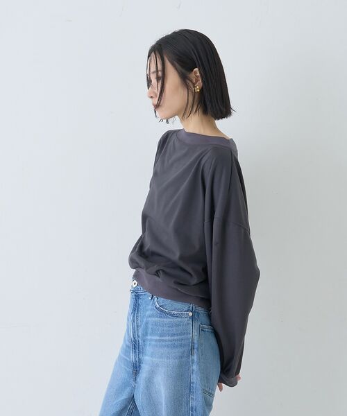Rouge vif la cle / ルージュ・ヴィフ ラクレ Tシャツ | ポリスパンパフスリーブイージーカットプルオーバー/吸水速乾 | 詳細17