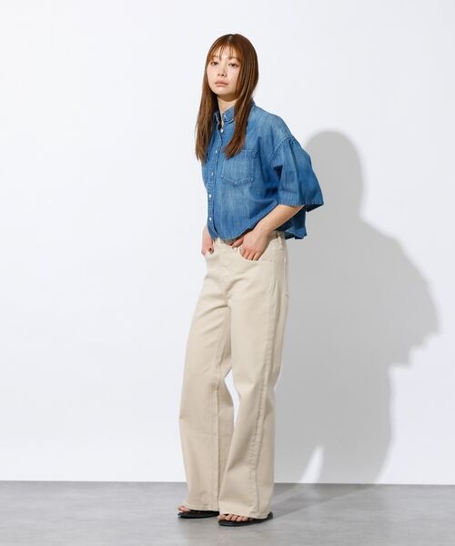 Rouge vif la cle / ルージュ・ヴィフ ラクレ シャツ・ブラウス | 【Healthy denim / ヘルシーデニム】Breezy Rosehip/ | 詳細1