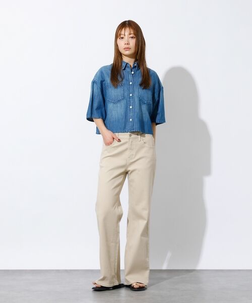 Rouge vif la cle / ルージュ・ヴィフ ラクレ シャツ・ブラウス | 【Healthy denim / ヘルシーデニム】Breezy Rosehip/ | 詳細2