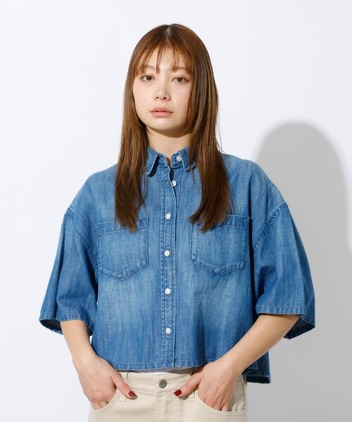 Rouge vif la cle / ルージュ・ヴィフ ラクレ シャツ・ブラウス | 【Healthy denim / ヘルシーデニム】Breezy Rosehip/ | 詳細5