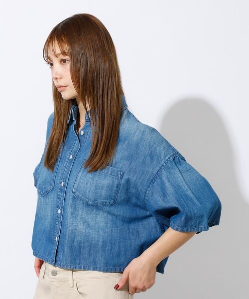 Rouge vif la cle / ルージュ・ヴィフ ラクレ シャツ・ブラウス | 【Healthy denim / ヘルシーデニム】Breezy Rosehip/ | 詳細6