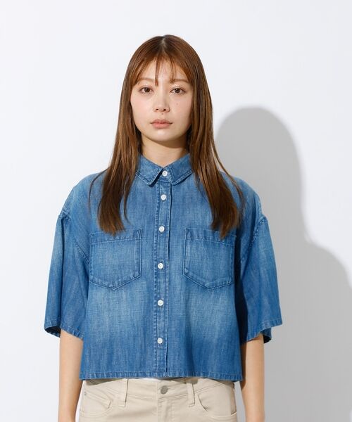 Rouge vif la cle / ルージュ・ヴィフ ラクレ シャツ・ブラウス | 【Healthy denim / ヘルシーデニム】Breezy Rosehip/ | 詳細7