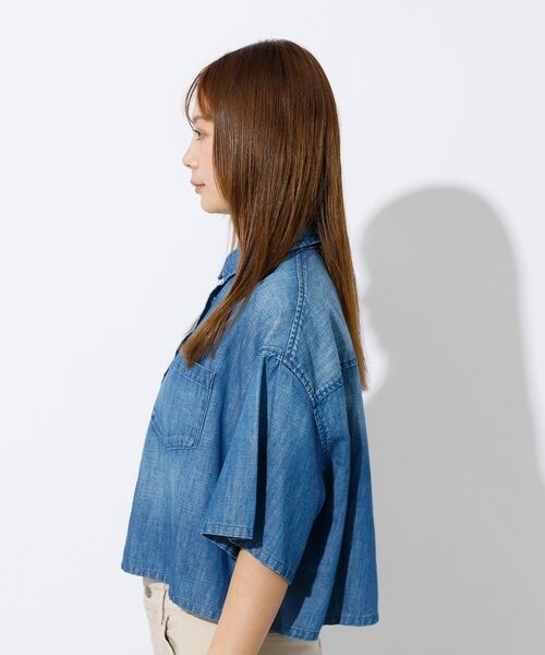 Rouge vif la cle / ルージュ・ヴィフ ラクレ シャツ・ブラウス | 【Healthy denim / ヘルシーデニム】Breezy Rosehip/ | 詳細8