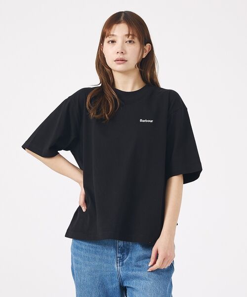Rouge vif la cle / ルージュ・ヴィフ ラクレ Tシャツ | 【Barbour / バブアー】マージョリーコットンロゴ刺繍Tシャツ / MAR | 詳細5