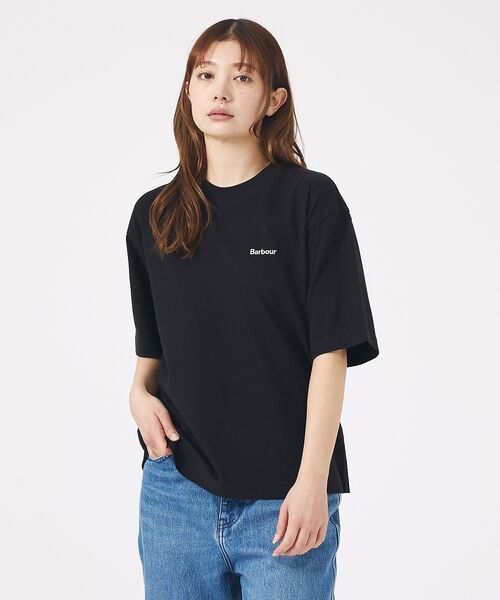Rouge vif la cle / ルージュ・ヴィフ ラクレ Tシャツ | 【Barbour / バブアー】マージョリーコットンロゴ刺繍Tシャツ / MAR | 詳細6