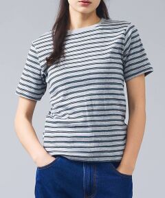 Rouge vif la cle / ルージュ・ヴィフ ラクレ Tシャツ | 【Robert P.Miller/ロバートピーミラー】パネルリブクルーネックTシ