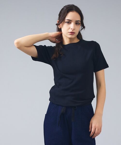 Rouge vif la cle / ルージュ・ヴィフ ラクレ Tシャツ | 【Robert P.Miller/ロバートピーミラー】パネルリブクルーネックTシ | 詳細1