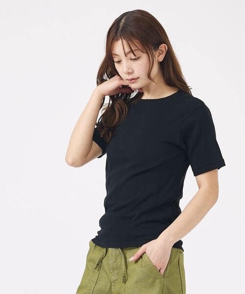 Rouge vif la cle / ルージュ・ヴィフ ラクレ Tシャツ | 【Robert P.Miller/ロバートピーミラー】パネルリブクルーネックTシ | 詳細5
