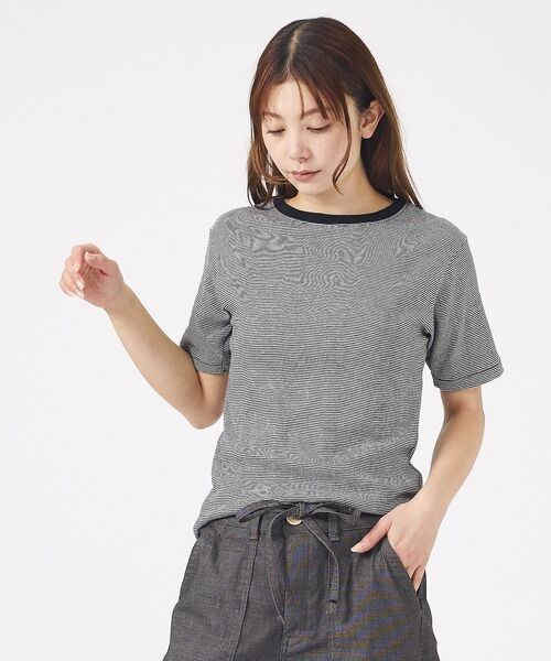 Rouge vif la cle / ルージュ・ヴィフ ラクレ Tシャツ | 【Robert P.Miller/ロバートピーミラー】パネルリブクルーネックTシ | 詳細22