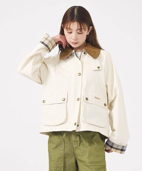 Rouge vif la cle / ルージュ・ヴィフ ラクレ ブルゾン | 【Barbour/バブアー】CROPPED BEADNELL  JACKET/バ | 詳細4