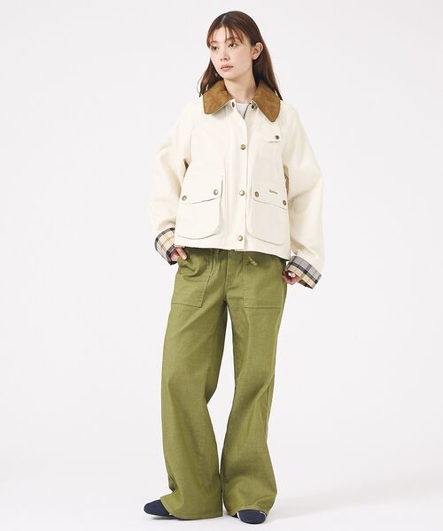 Rouge vif la cle / ルージュ・ヴィフ ラクレ ブルゾン | 【Barbour/バブアー】CROPPED BEADNELL  JACKET/バ | 詳細7