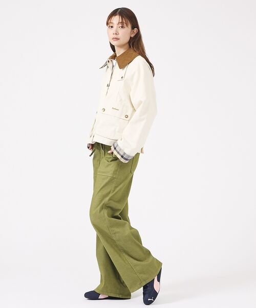 Rouge vif la cle / ルージュ・ヴィフ ラクレ ブルゾン | 【Barbour/バブアー】CROPPED BEADNELL  JACKET/バ | 詳細9