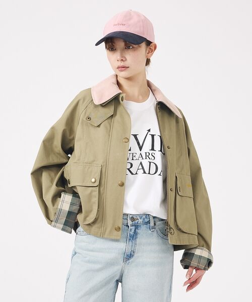 Rouge vif la cle / ルージュ・ヴィフ ラクレ ブルゾン | 【Barbour/バブアー】CROPPED BEADNELL  JACKET/バ | 詳細15